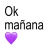 Ok mañana