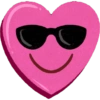 Emoji corazón rosa🩷 11
