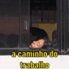 a caminho do trabalho