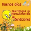 Buenos días Que tengas un Maravilloso día Bendiciones