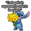 "Cada pétalo representa cuánto te quiero"