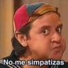 No me simpatizas