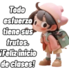 Todo esfuerzo tiene sus frutos. ¡Feliz inicio de clases!