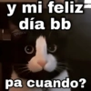 y mi feliz día bb geysioy pa cuando?