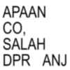 APAAN CO, SALAH DPR ANJ