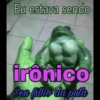 Eu estava sendo irônico Sen filho da puta