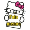 Fala menos