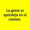 La gente se apendeja en el camino