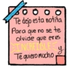 ✓ 0 0 0 0 Te dejo esta notita Para que no se te olvide que eres INCREIBLE Te quiero mucho y