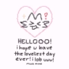 M? 3 HELLOOO! i hope u have the loveliest day ever! i lab uvv! Миша Мина