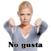 No gusta