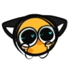 Silly Yellow Face Emoji 𐙚 19