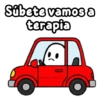 Subete vamos a terapia @Harley Stickers