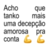 Acho que tanko mais uma decepção amorosa pra conta 66