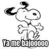 Ya me bajooooo