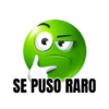 SE PUSO RARO