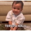 TERSIPU MALU