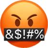 Emoji iphone marah / angry 7