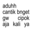 aduhh cantik bnget gw cipok aja kali ya