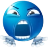 Emoji iphone marah / angry 15