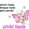 elimin hada bloque hada pero jamás olvid hada