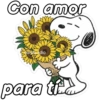 🌻Snoopy flores amarillas 🌼🌻 10
