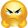 Emoji iphone marah / angry 12