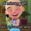 di minum yah! baygon nanti kamu tambah sehat!