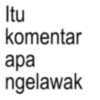 Teks Anomali Kata Kata 16