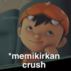 on tele stickerkipop stickermemeindonesia *memikirkan crush