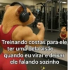 Treinando costas para ele ter uma bela visão quando eu virar e deixar ele falando sozinho