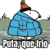 Puta, que frio