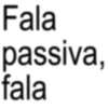 Fala passiva, fala