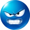 Emoji iphone marah / angry 17