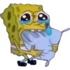 Bob Esponja llorando