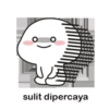 sulit dipercaya