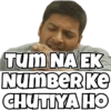 TUM NA EK
NUMBER KE
CHUTIYA HO