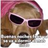 @paraguayita_01 Buenas noches feos ya se va a dormir el mas lindo