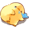 Patito sollozando