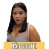 NÃO GOSTEI