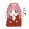 Cute zero two faces 2 5