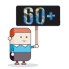 60+.