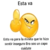 Esta va
Esta va para la minita que te hizo
sentir inseguro Bro sos un capo
cuidate