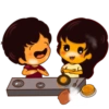 Couple Fun Sticker 1 8