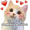 Te gane en la competencia de stickers yeyy