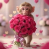 🐒🌹Monitos Ramo Buchón 🌹❤️ 6