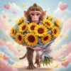 🐒🌹Monitos Ramo Buchón 🌹❤️ 5