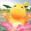 Chubby yellow dinosaur 17
