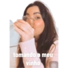 tomando o meu vinho