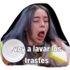 voy a lavar los trastes